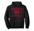 Wrexham Football Collegiate Distressed Hoodie - Aesthetic Graphic Men Women