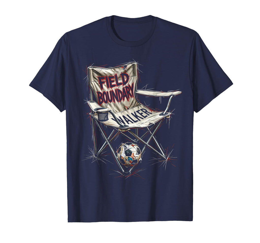 Field Boundary Walker Soccer Mom T-Shirt - Fun Novelty Design Unisex