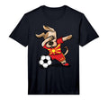 Dabbing Dog Macedonia Soccer Fans T-Shirt - Custom Art Print Men Women