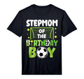 Mens Soccer Stepmom Birthday Party Soccer T-Shirt - Unique Graphic Unisex