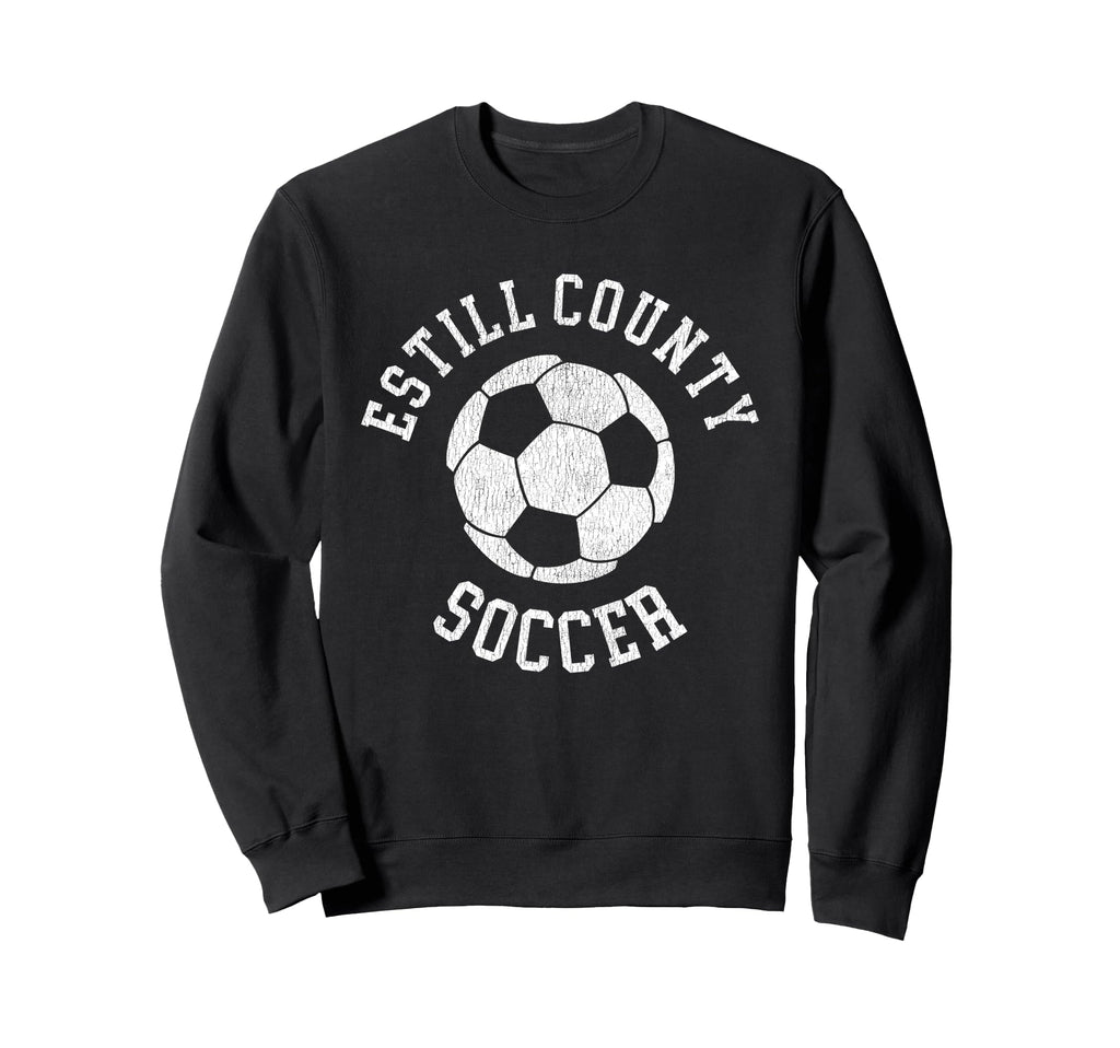 Estill County Soccer Distressed 90S Sweatshirt - Streetwear Style Men Women