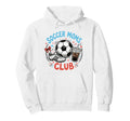Soccer Moms Club Iced Coffee Cleats Hoodie - Casual Everyday Wear Unisex