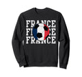 France Soccer Ball French Flag Sweatshirt - Custom Art Print Men Women