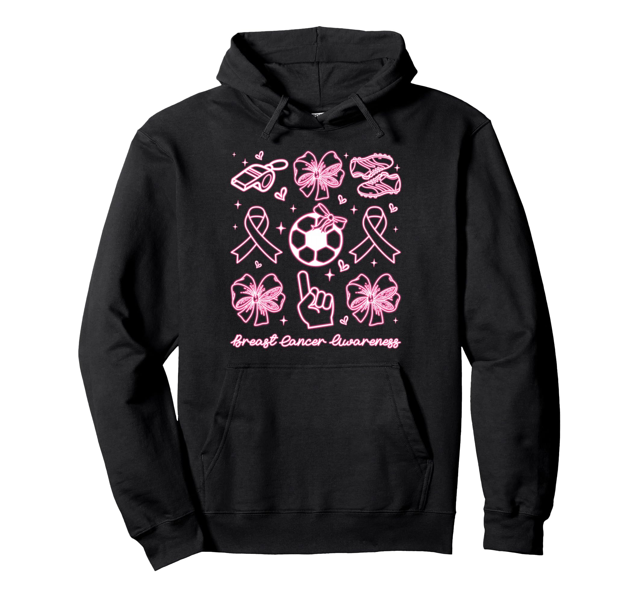 Breast Cancer Awareness Warriors Hoodie - Fun Novelty Design Men Women