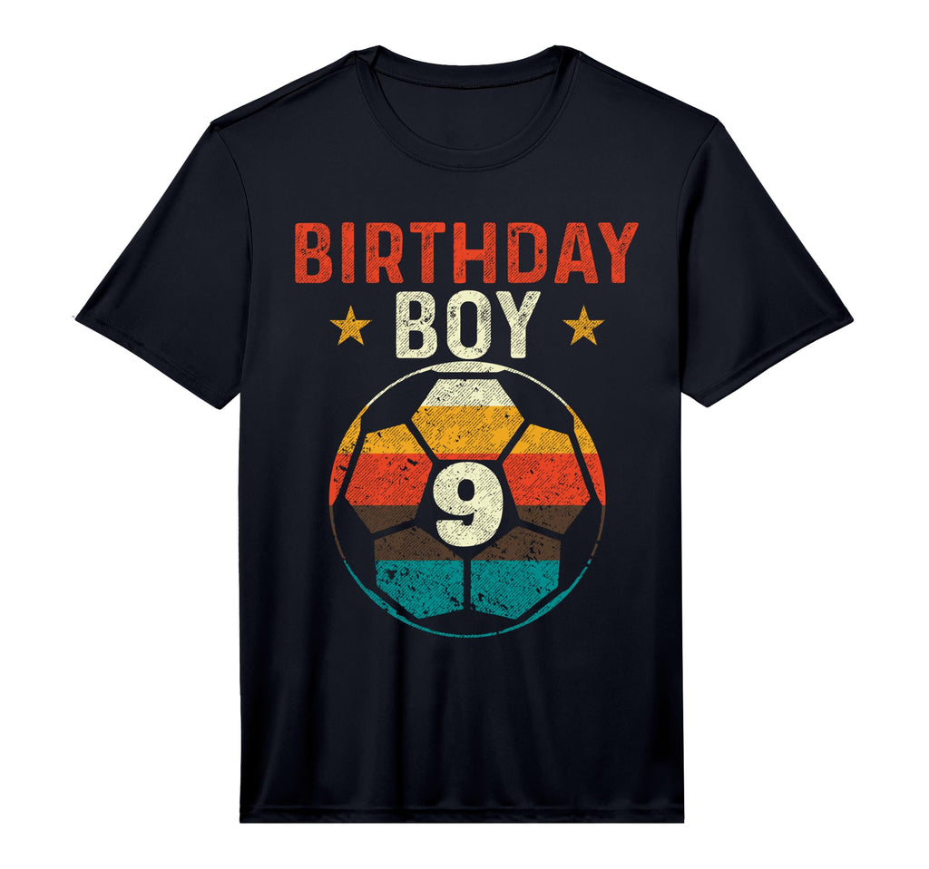 9Th Birthday Soccer Lover 9 Years Old T-Shirt - Graphic Print Men Women
