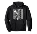 Funny Dabbing Soccer Skeleton Hoodie - Unique Graphic for Adults