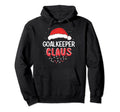 Goalkeeper Santa Claus Matching Costume Hoodie - Trendy Graphic Unisex