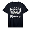 Soccer Mammy Matching Family Soccer T-Shirt - Minimalist Print Unisex