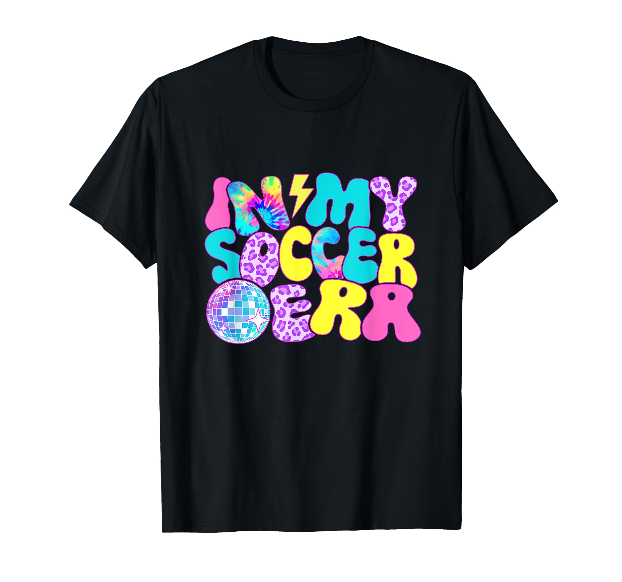Disco Tie Dye My Soccer Era T-Shirt - Unique Graphic for Adults