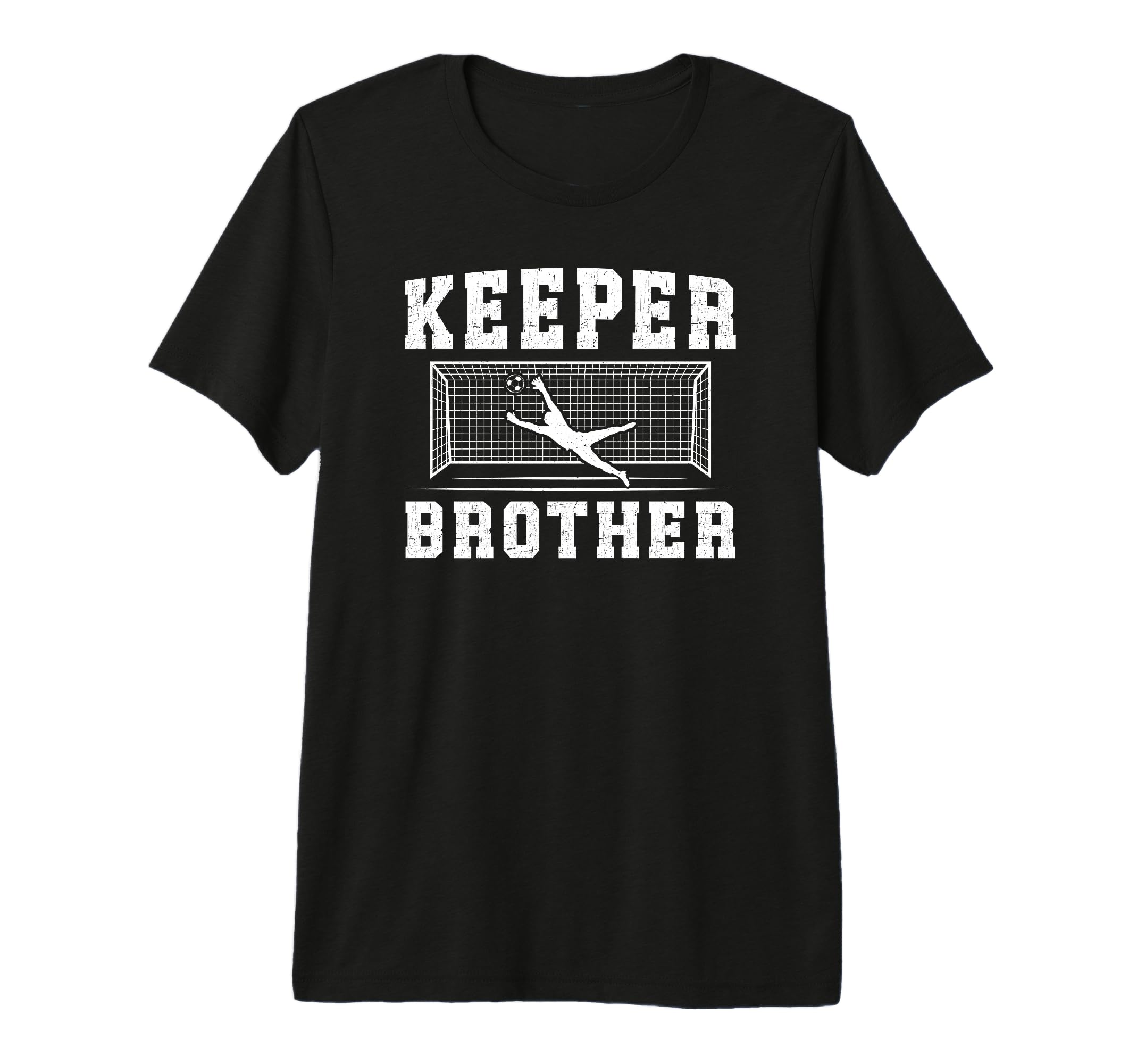Soccer Keeper Brother Soccer Goalie T-Shirt - Minimalist Print Men Women