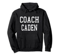Coach Caden Custom Football Soccer Hoodie - Minimalist Print Men Women