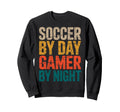 Soccer Day Gamer Night Video Game Sweatshirt - Trendy Graphic for Adults