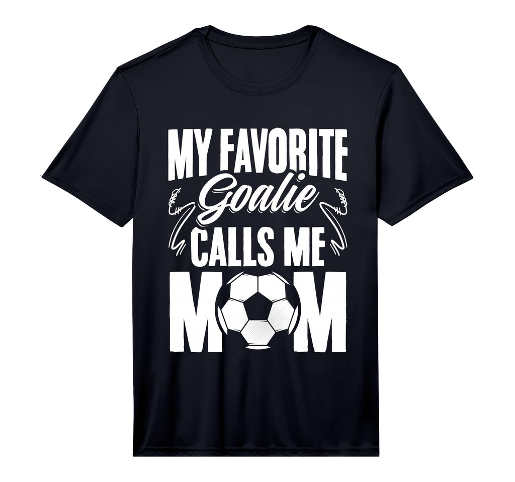 Mens My Favorite Goalie Calls Me Mom T-Shirt - Graphic Print Men Women