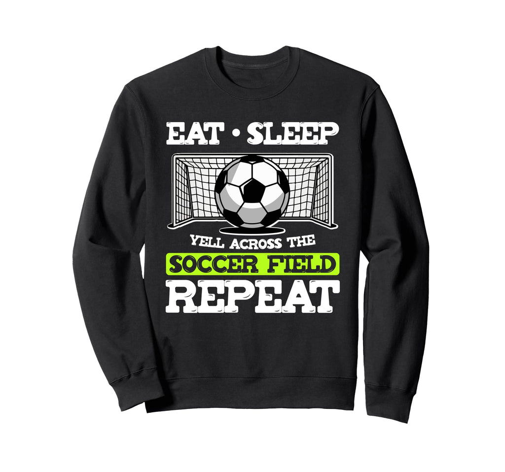 Coaching Soccer Dad Coach Soccer Sweatshirt - Graphic Print for Adults