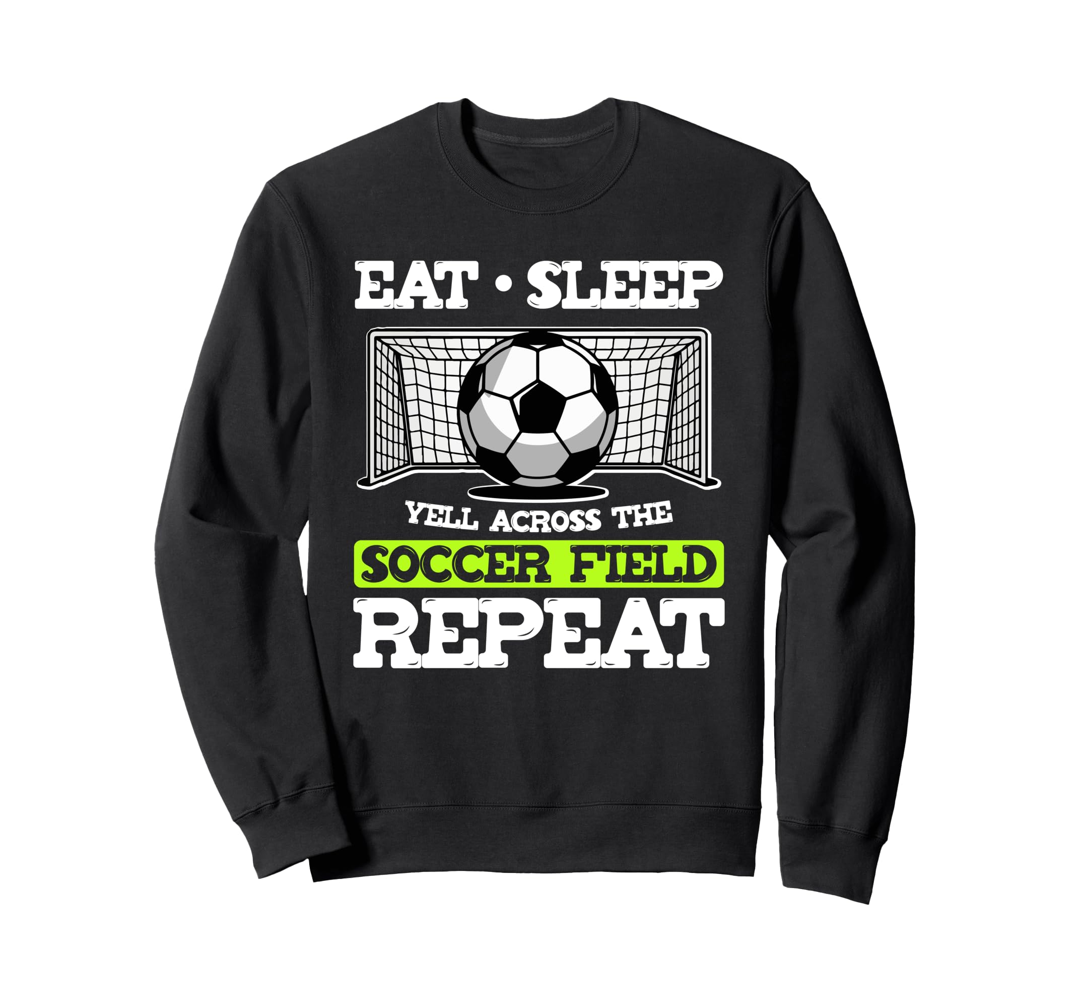 Coaching Soccer Dad Coach Soccer Sweatshirt - Graphic Print for Adults