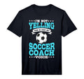 Trainer Coaching Soccer Coach Mom Dad T-Shirt - Novelty Apparel for Adults