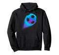 Colorful Splash Art Soccer Football Hoodie - Custom Art Print for Adults