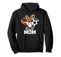 Ball Mom Funny Baseball Soccer Football Hoodie - Unique Graphic for Adults