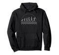 Soccer Evolution Soccer Player Soccer Hoodie - Graphic Print Unisex