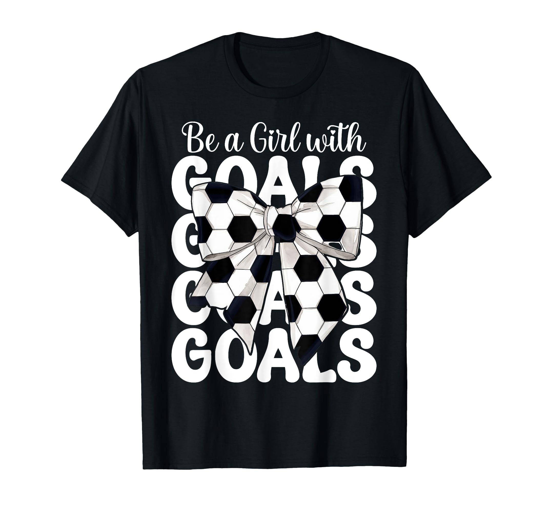 Soccer Coquette Be Goals T-Shirt - Trendy Graphic for Adults