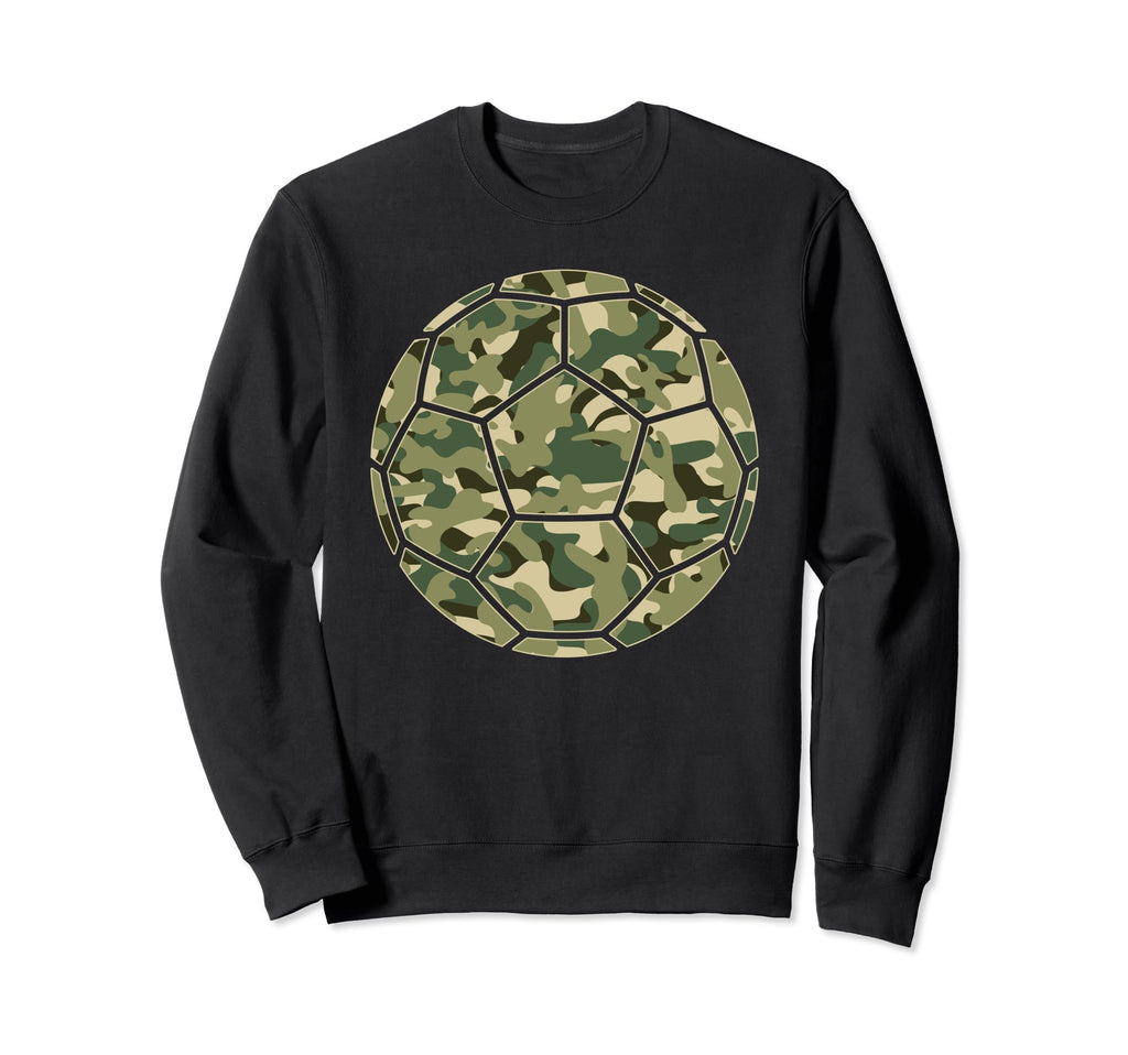 Soccer Player Camo Soccer Lover Sweatshirt - Trendy Graphic Men Women