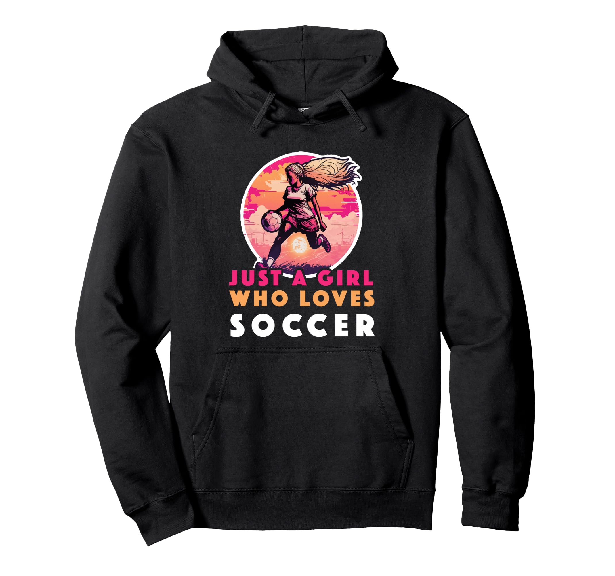 Just Who Loves Soccer Soccer Outfit Hoodie - Streetwear Style Men Women