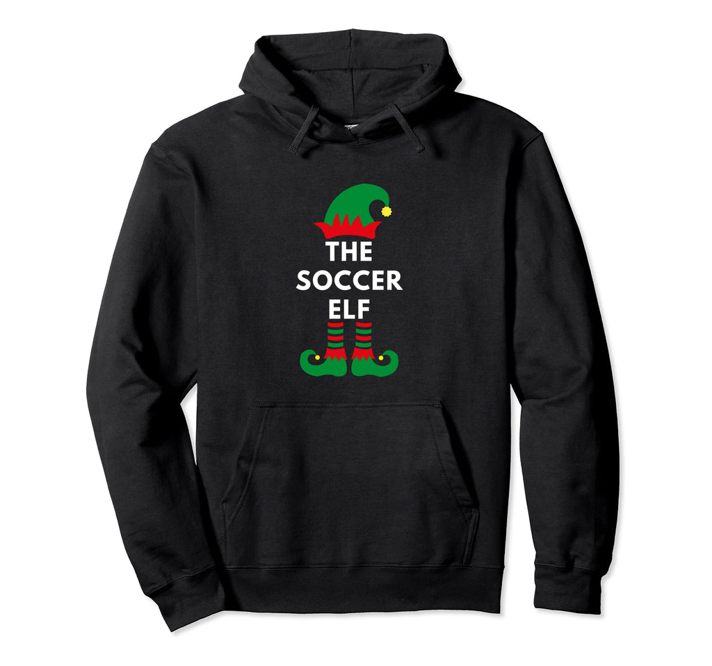 Soccer Elf Santa Elves Sporty Matching Hoodie - Unique Graphic Unisex