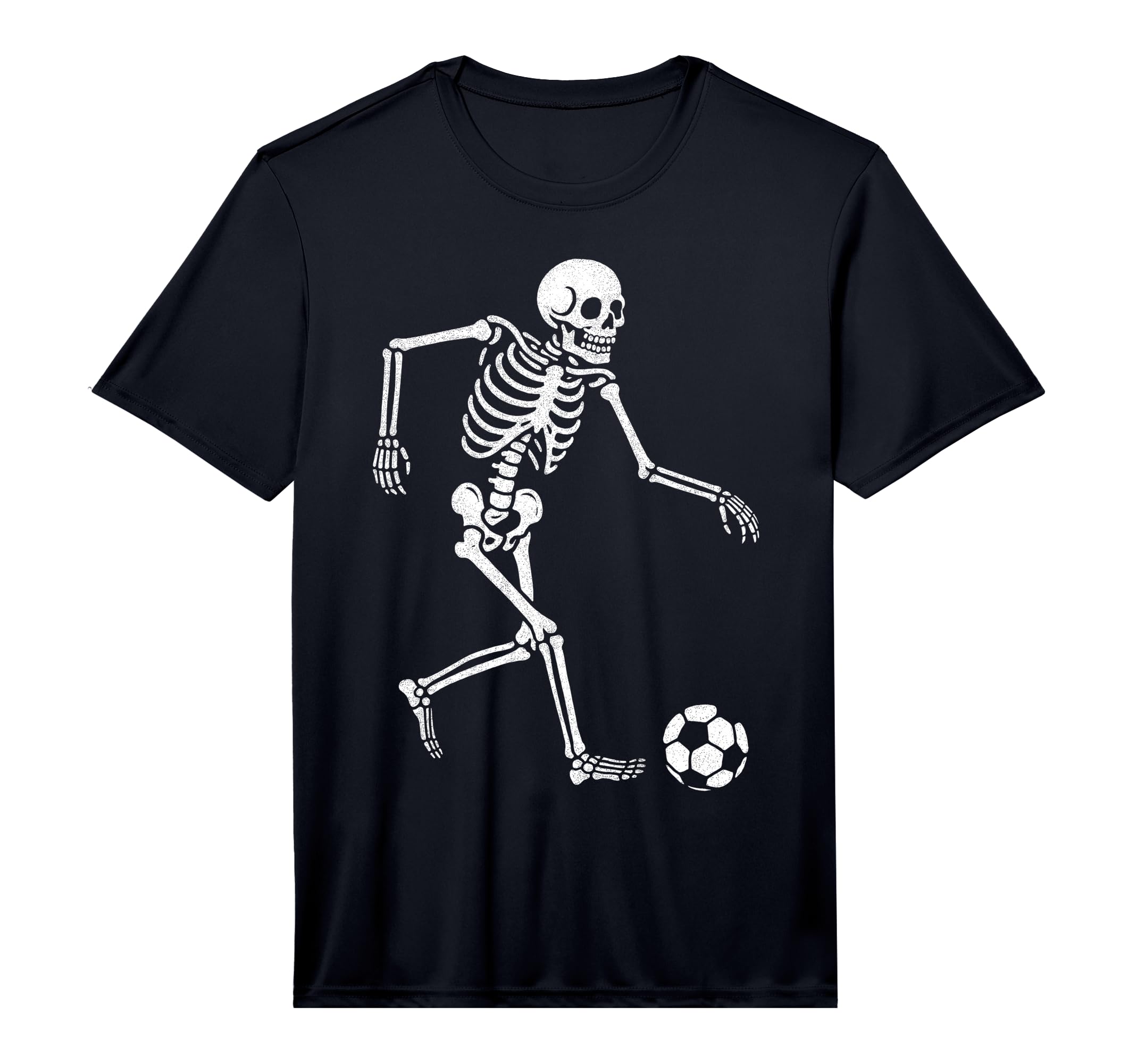 Soccer Skeleton Playing Soccer T-Shirt - Fun Novelty Design Men Women