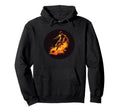 Burning Soccer Love Player And Ball Hoodie - Streetwear Style for Adults