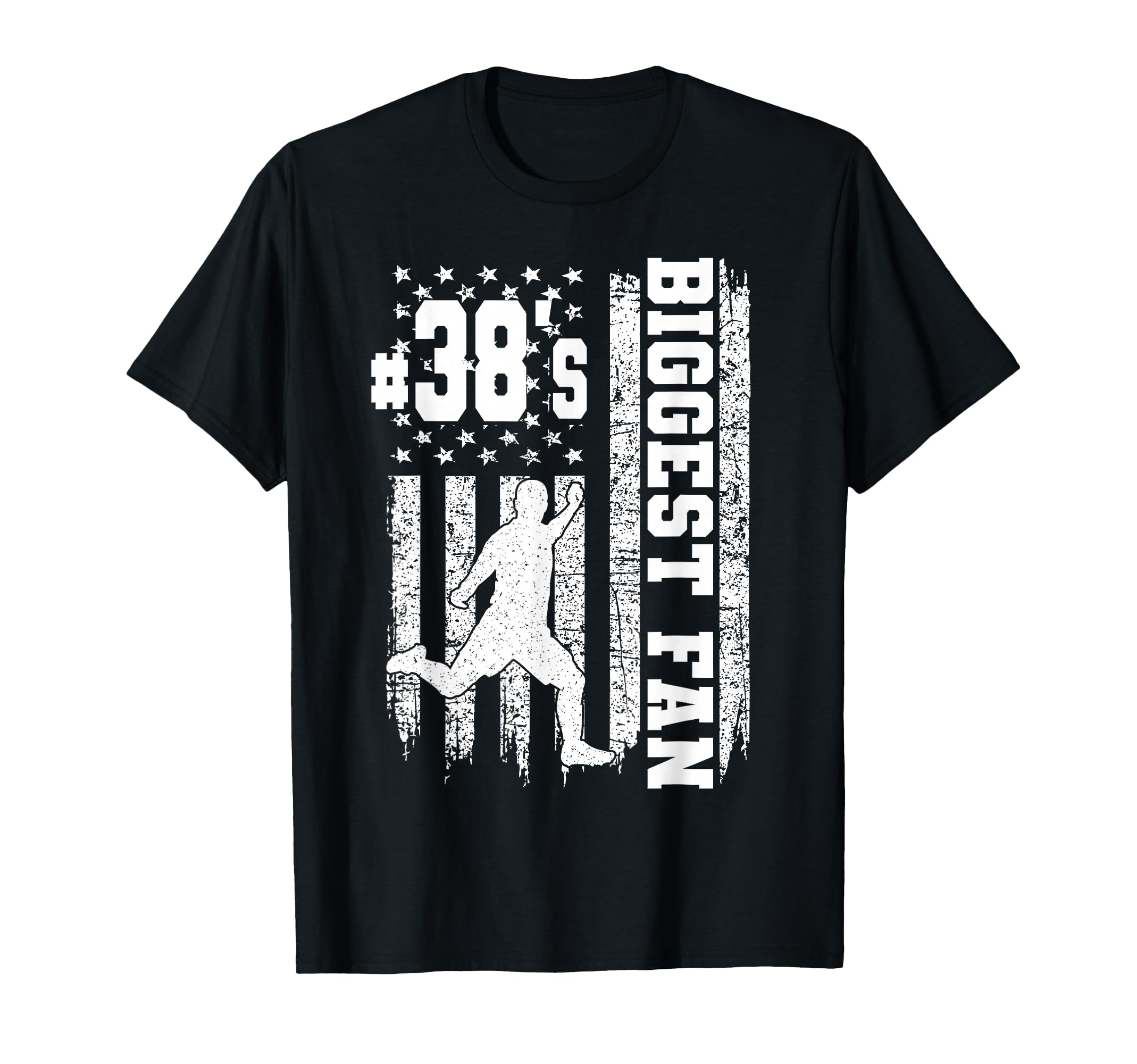 Soccer Biggest Fan Number 38 Proud T-Shirt - Streetwear Style Unisex