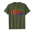 Eritrea Flag Eritrean Distressed T-Shirt - Streetwear Style Men Women