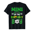 Nini Birthday Soccer Goal Family T-Shirt - Fun Novelty Design for Adults