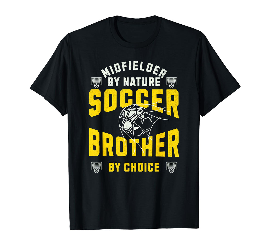 Midfielder Nature Soccer Player Brother T-Shirt - Novelty Apparel Unisex
