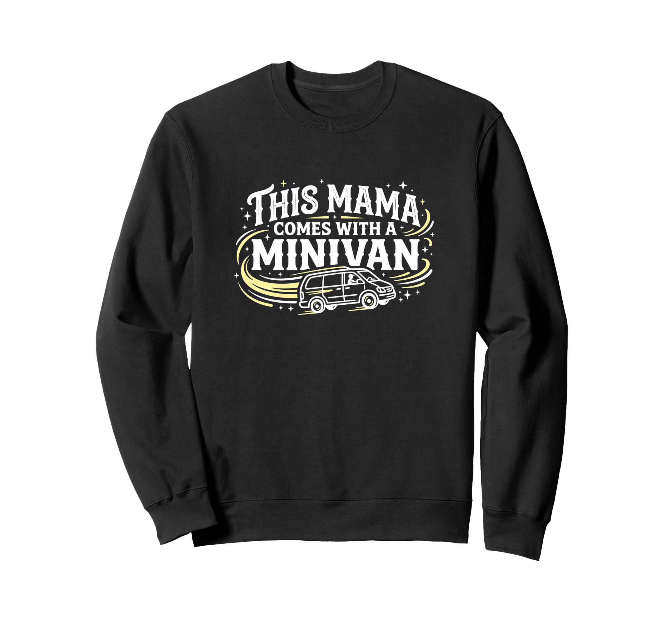 This Mama Comes Minivan Soccer Sweatshirt - Minimalist Print Men Women