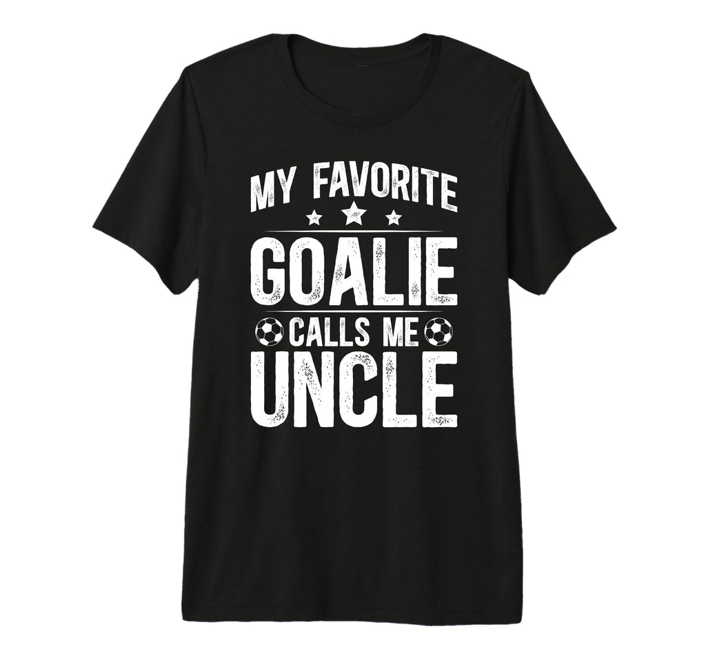 Mens Proud Soccer Goalie Uncle Soccer T-Shirt - Novelty Apparel for Adults