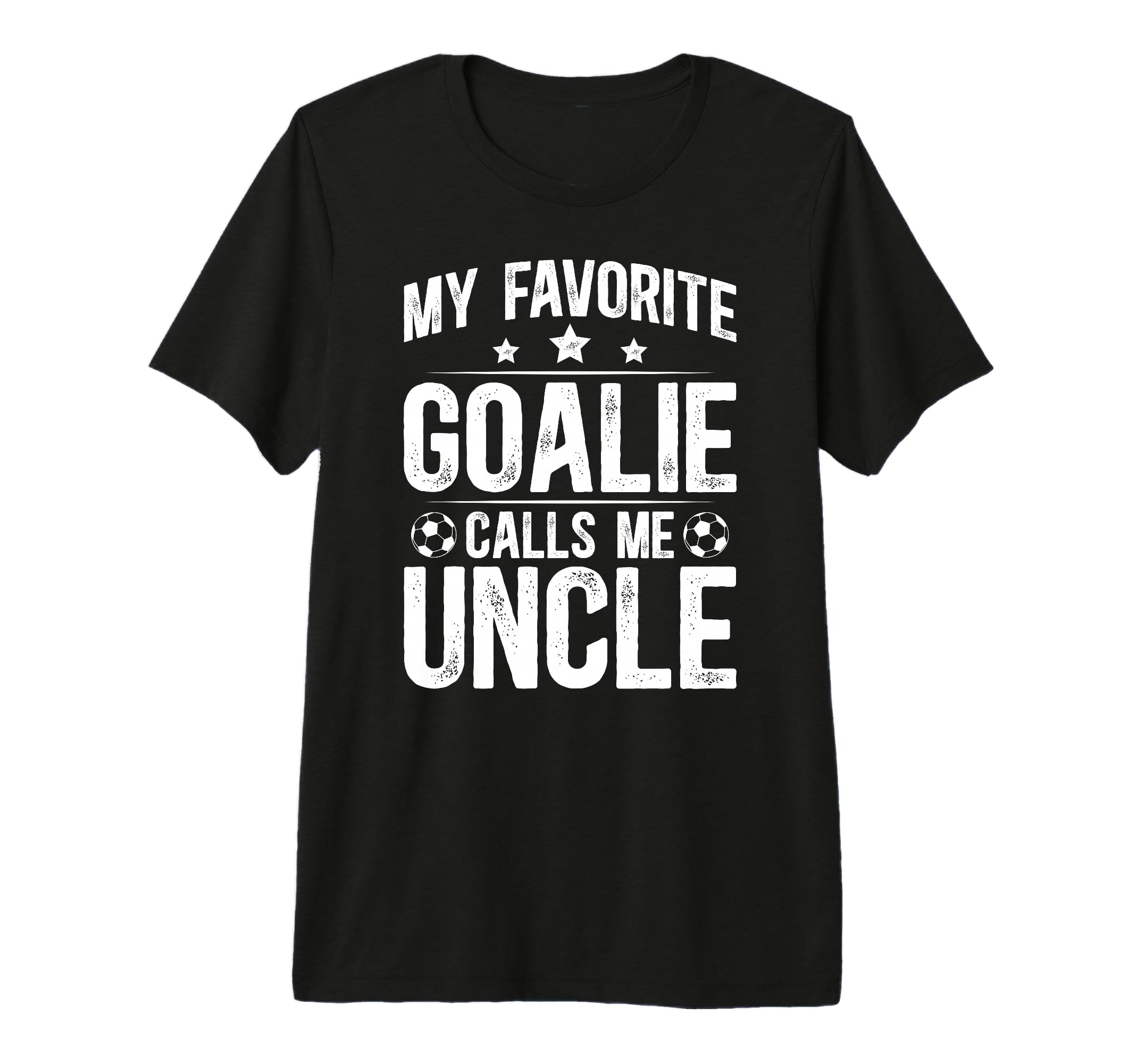 Mens Proud Soccer Goalie Uncle Soccer T-Shirt - Novelty Apparel for Adults