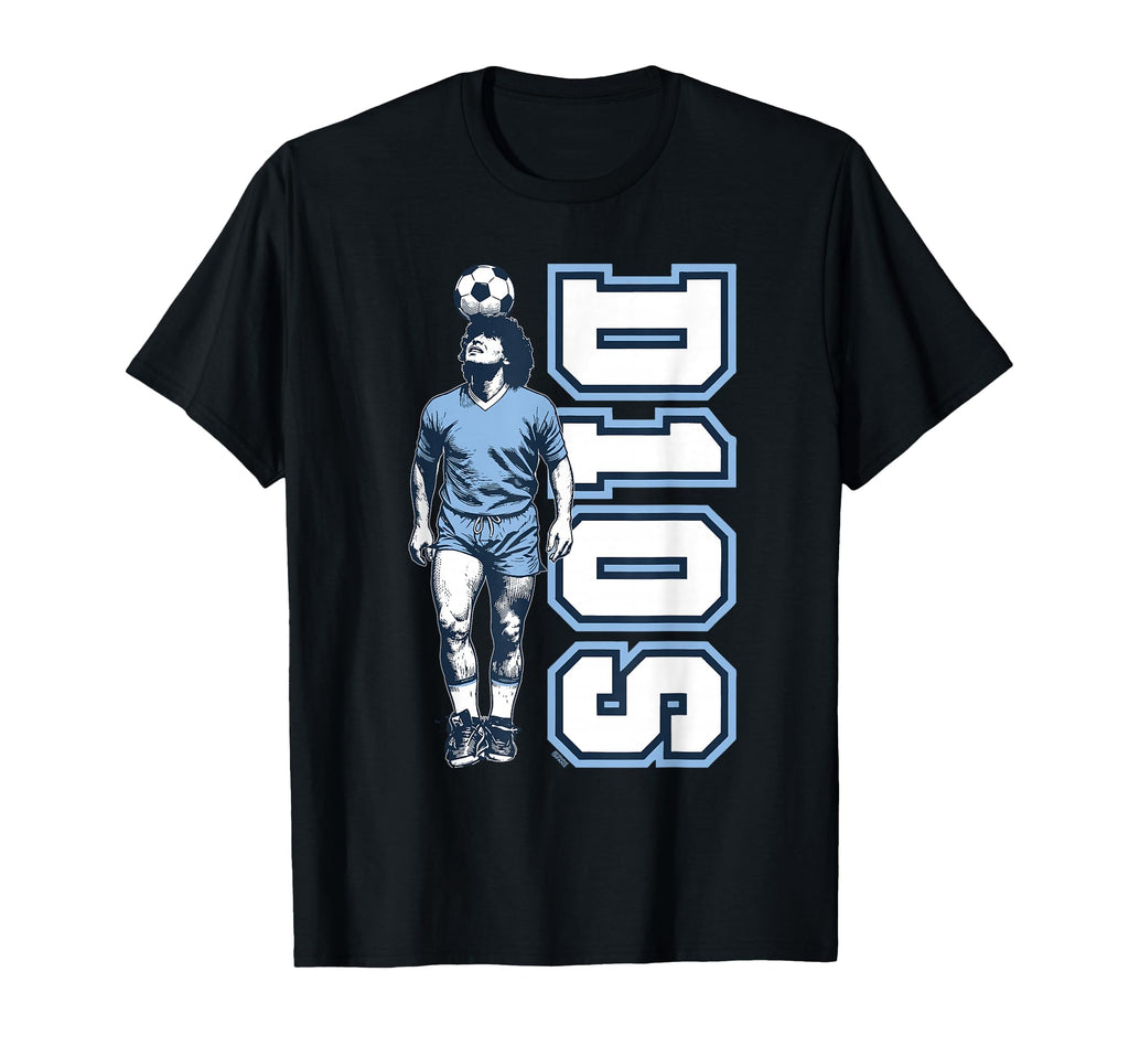 Diego Maradona Headball D10S Dios T-Shirt - Casual Everyday Wear Men Women