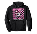 Somebodys Loud Mouth Soccer Mama Mom Hoodie - Fun Novelty Design Men Women