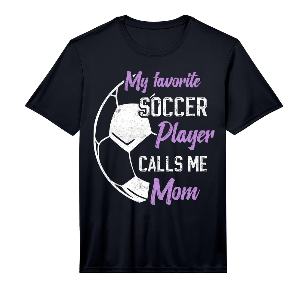 Mens My Favorite Soccer Player Calls Me Mom T-Shirt - Graphic Print Unisex