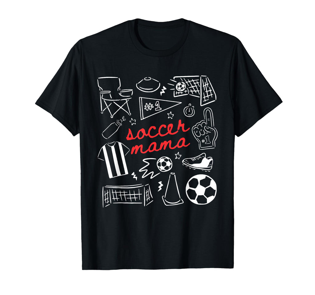 Soccer Mama Mothers Day Game Day Soccer T-Shirt - Graphic Print Men Women