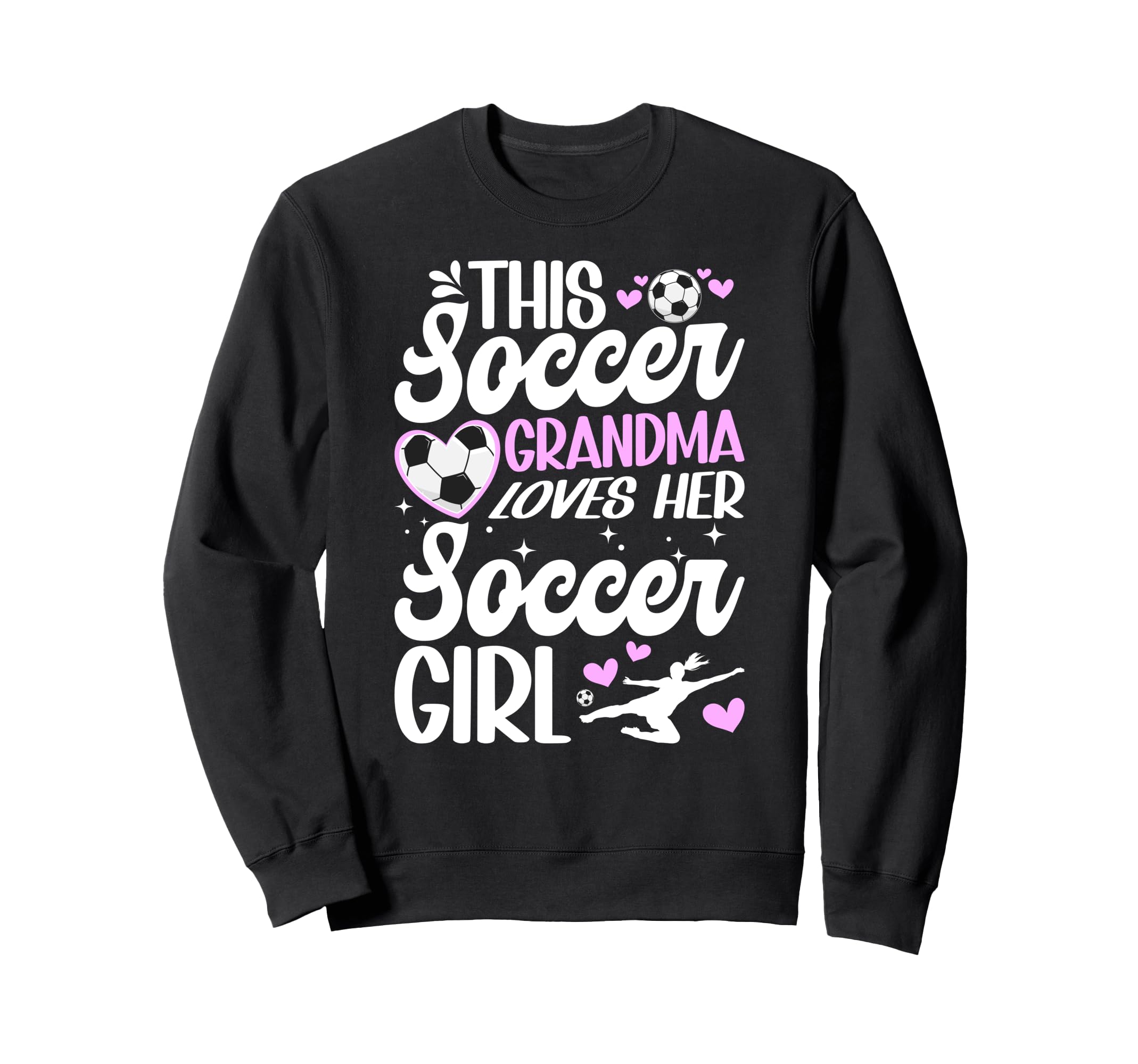 Soccer Grandma Loves Her Soccer Sweatshirt - Novelty Apparel for Adults