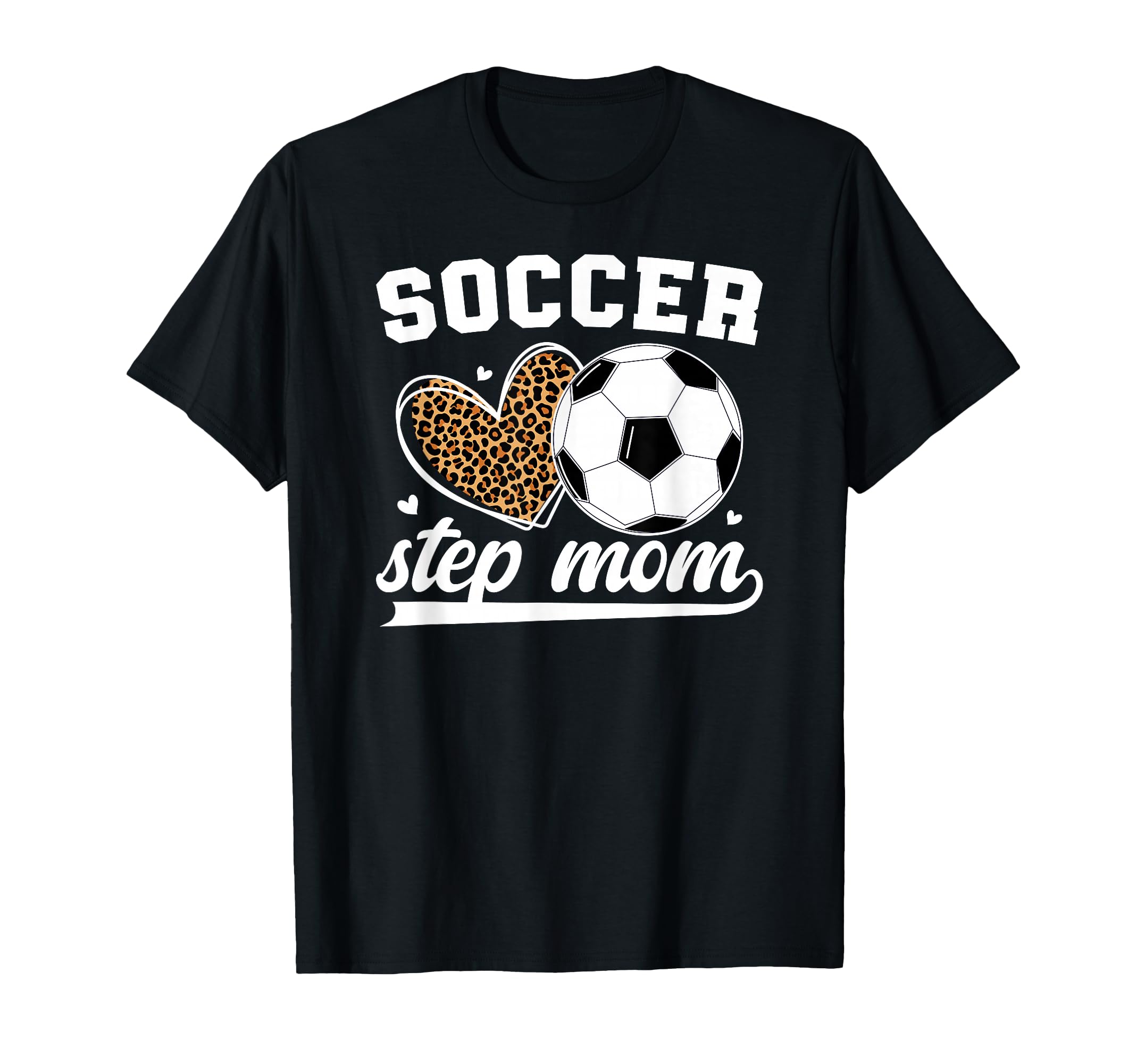 Soccer Step Mom Soccer Player Step T-Shirt - Minimalist Print for Adults