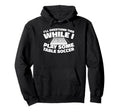 Foosball Kicker Table Soccer Hoodie - Minimalist Print for Adults