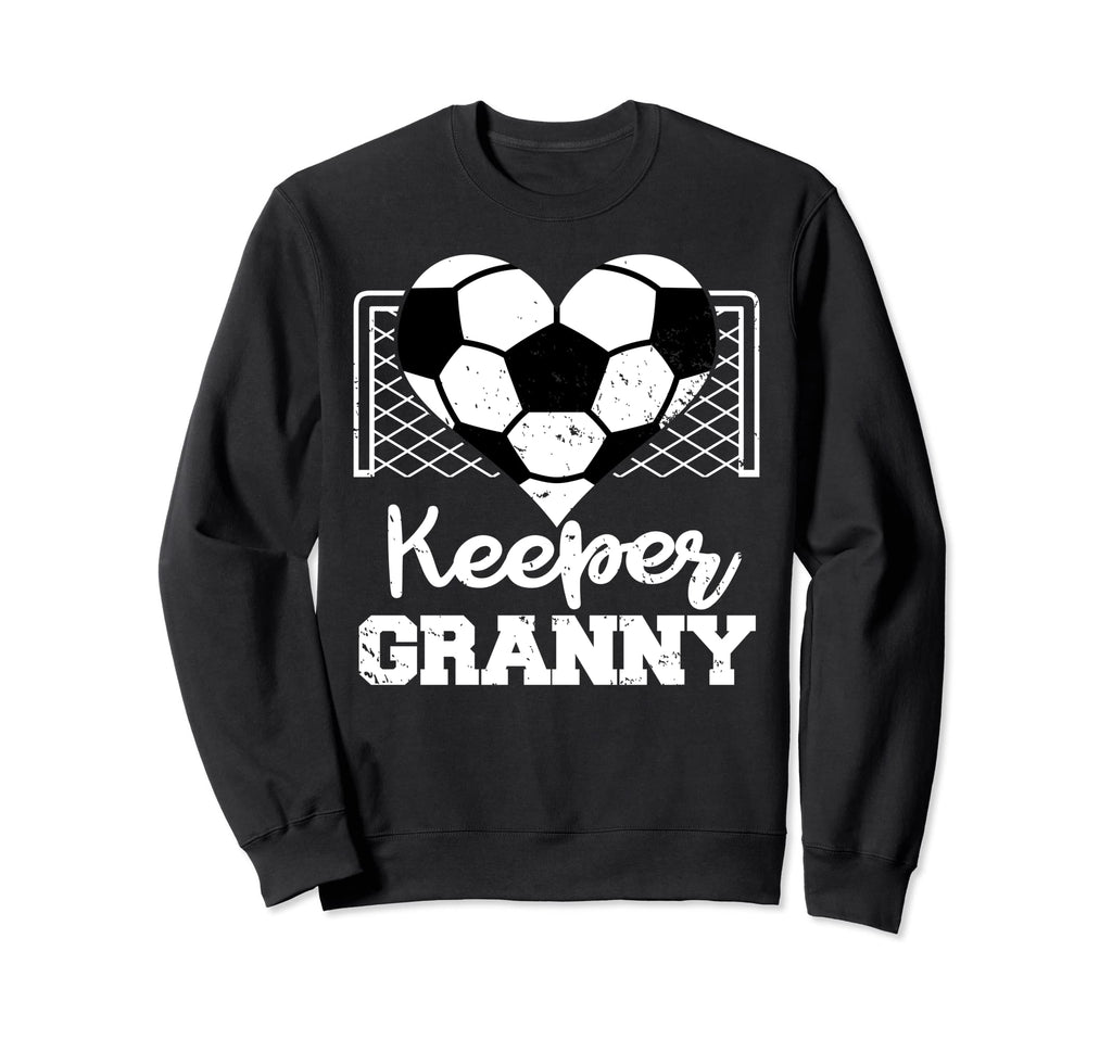 Keeper Granny Funny Soccer Sweatshirt - Fun Novelty Design Unisex
