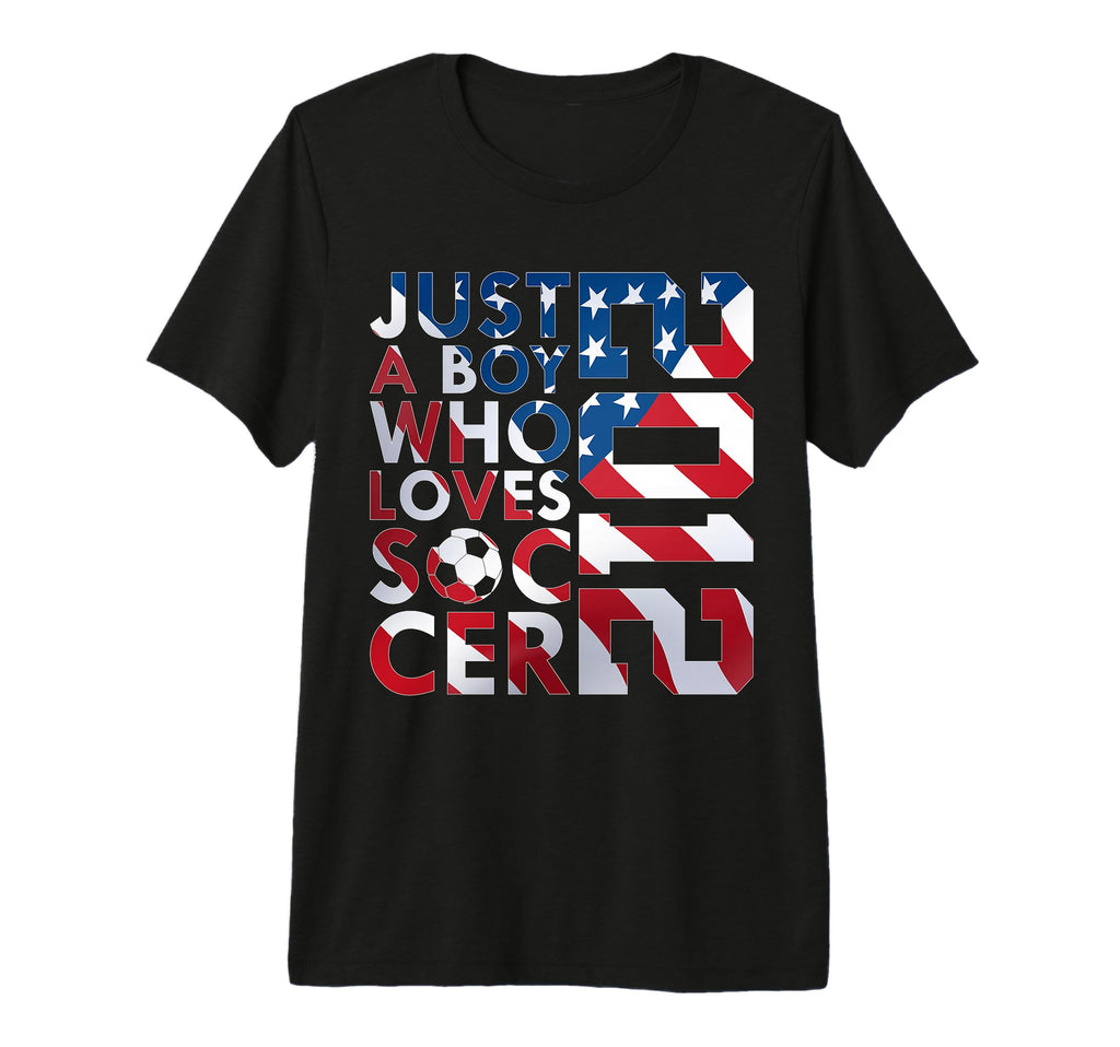 Mens 2012 Just Who Loves Soccer 14Th T-Shirt - Streetwear Style Unisex