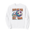 Funny Sideline Dad Established 1994 Sweatshirt - Minimalist Print Unisex