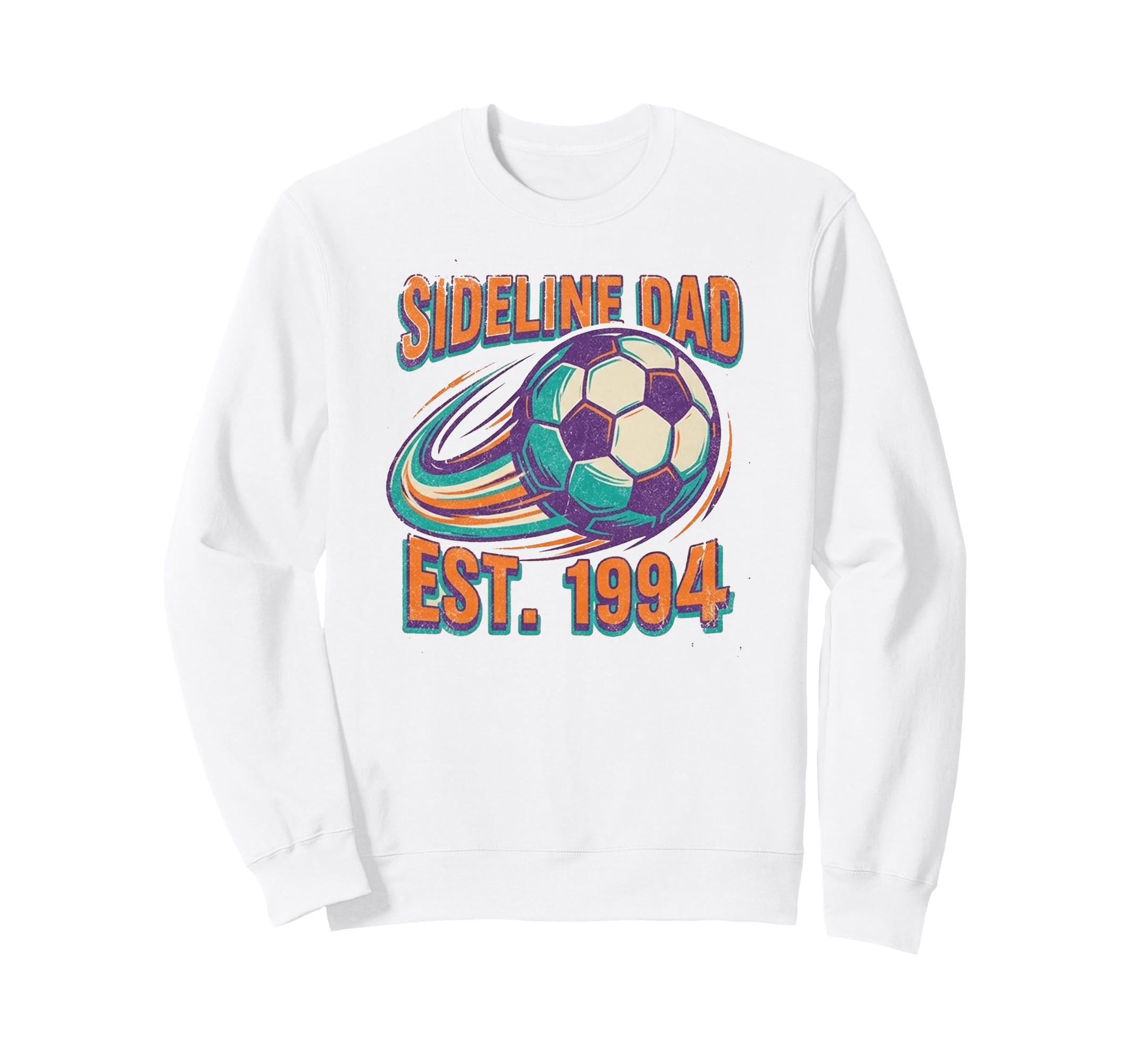 Funny Sideline Dad Established 1994 Sweatshirt - Minimalist Print Unisex