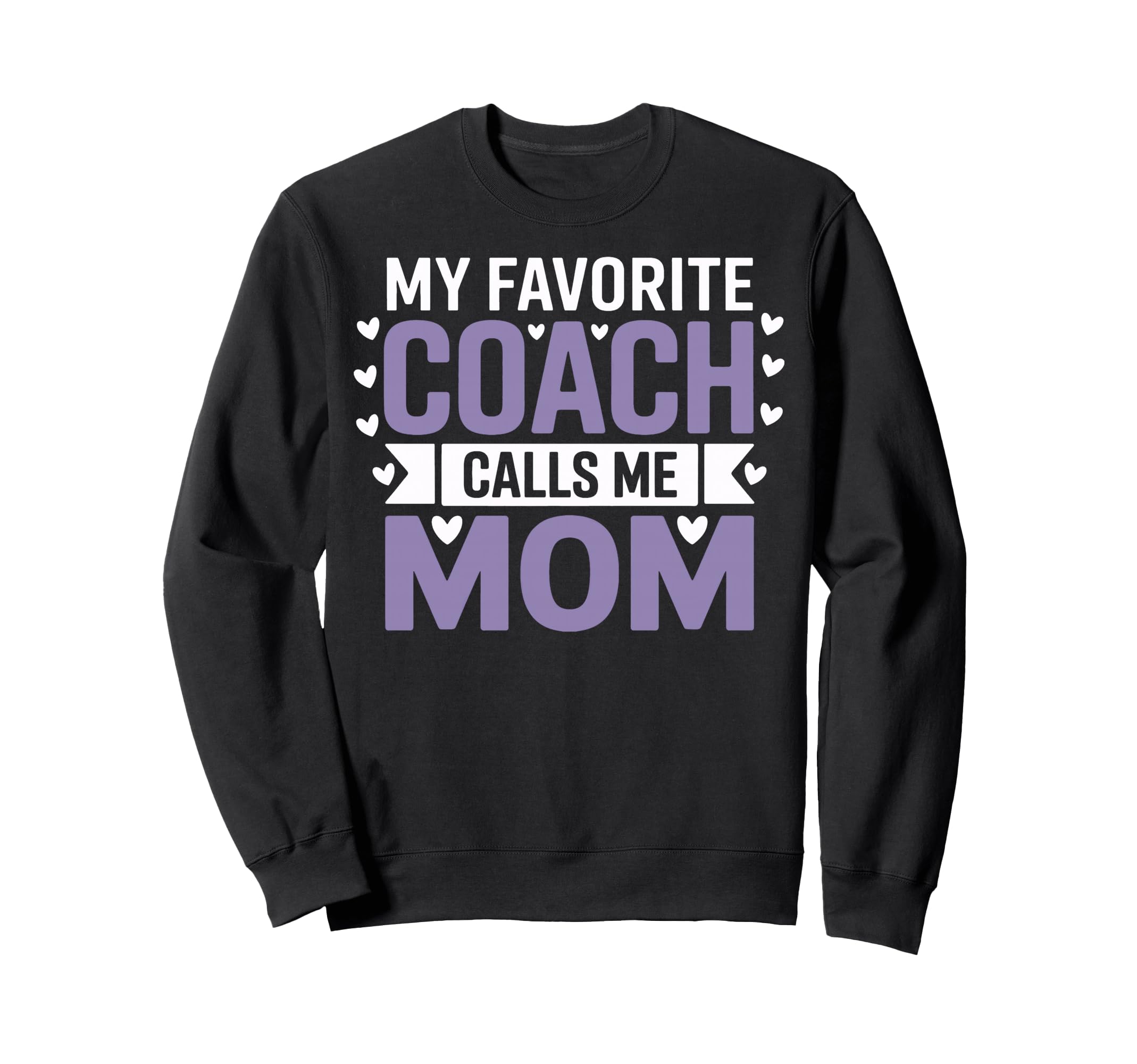 My Favorite Coach Calls Me Mom Soccer Sweatshirt - Minimalist Print Unisex