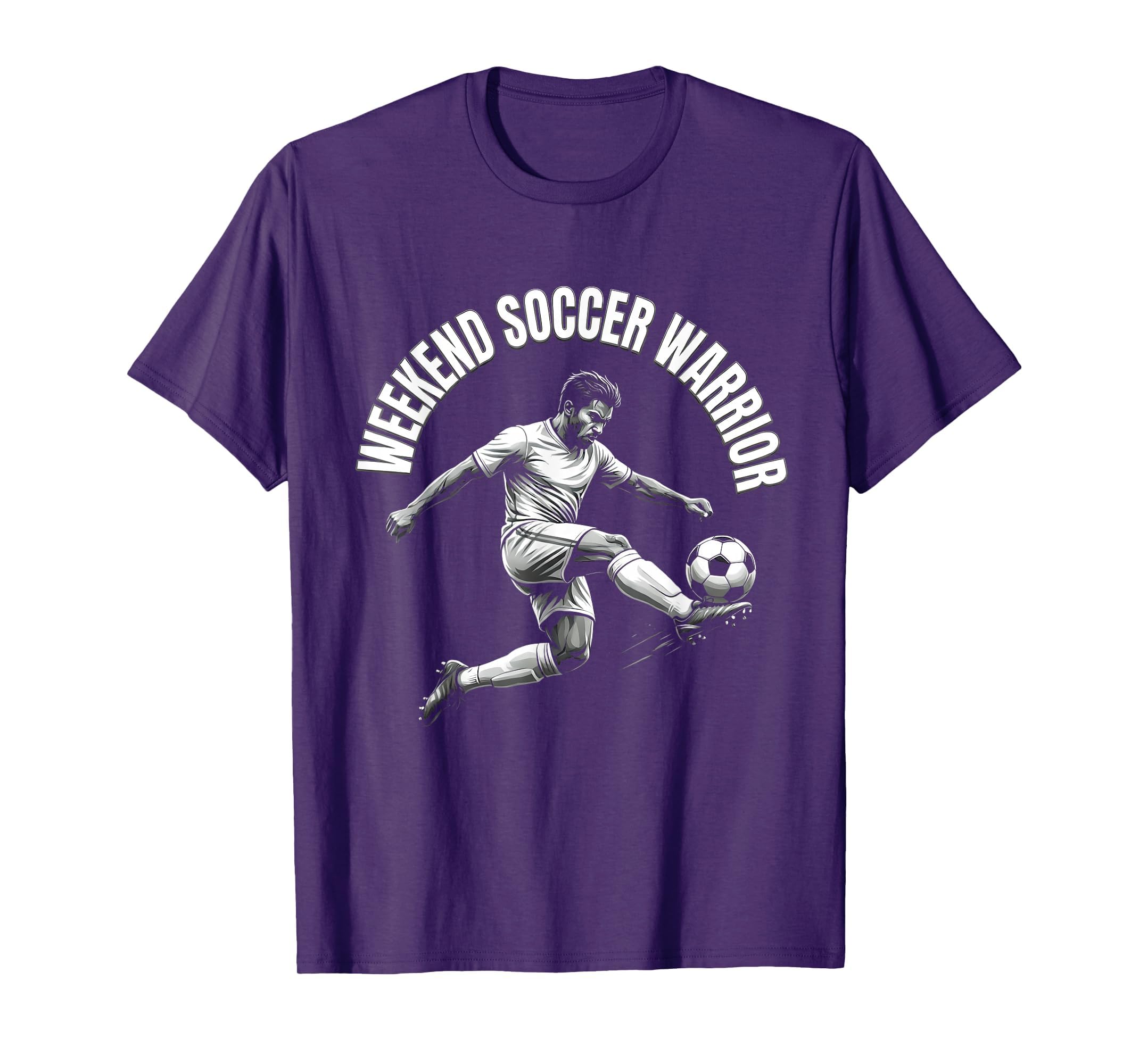 Weekend Soccer Warrior T-Shirt - Aesthetic Graphic Men Women