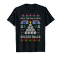 Deck Hall Soccer Balls Ugly Soccer T-Shirt - Streetwear Style Men Women